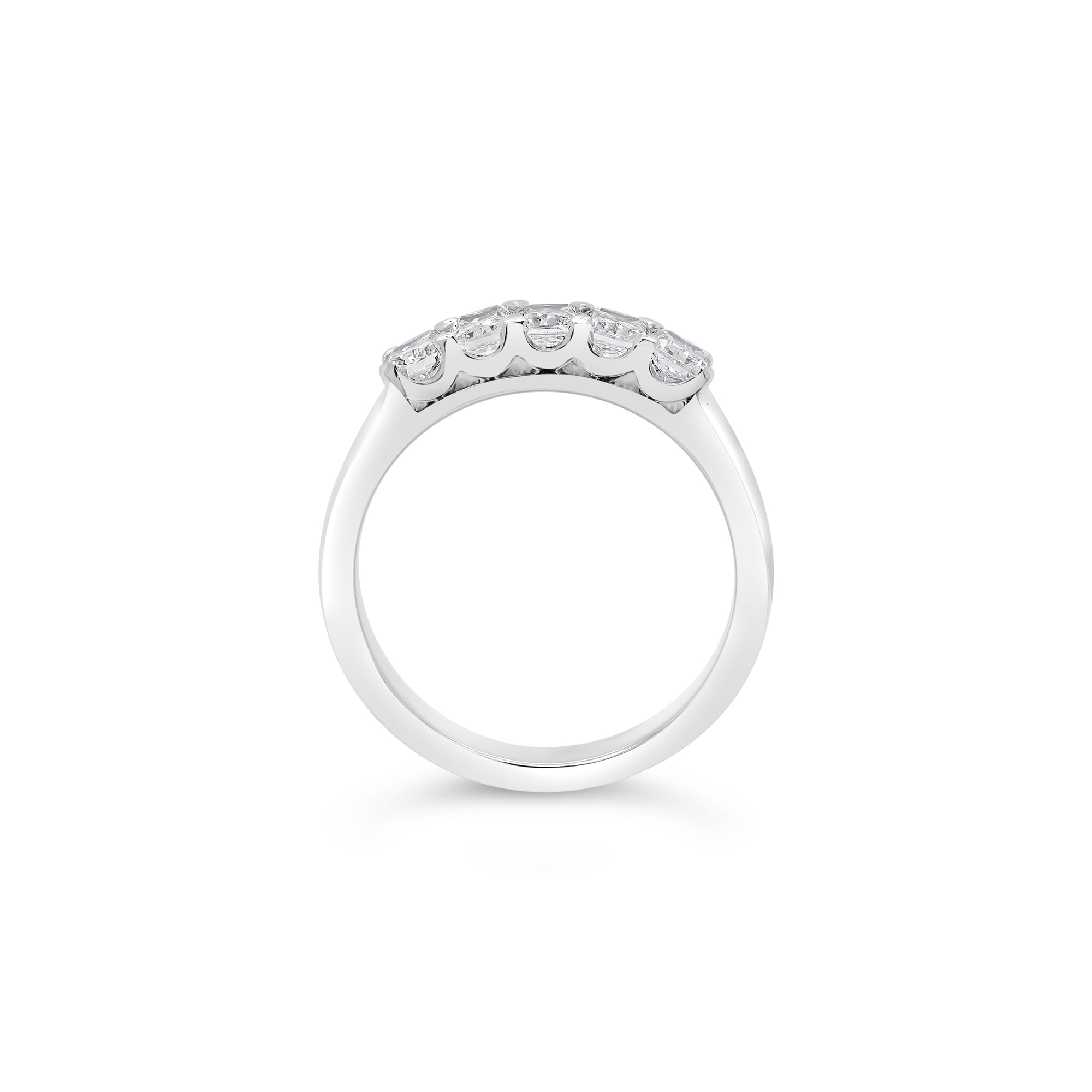 5 stone deals diamond eternity ring