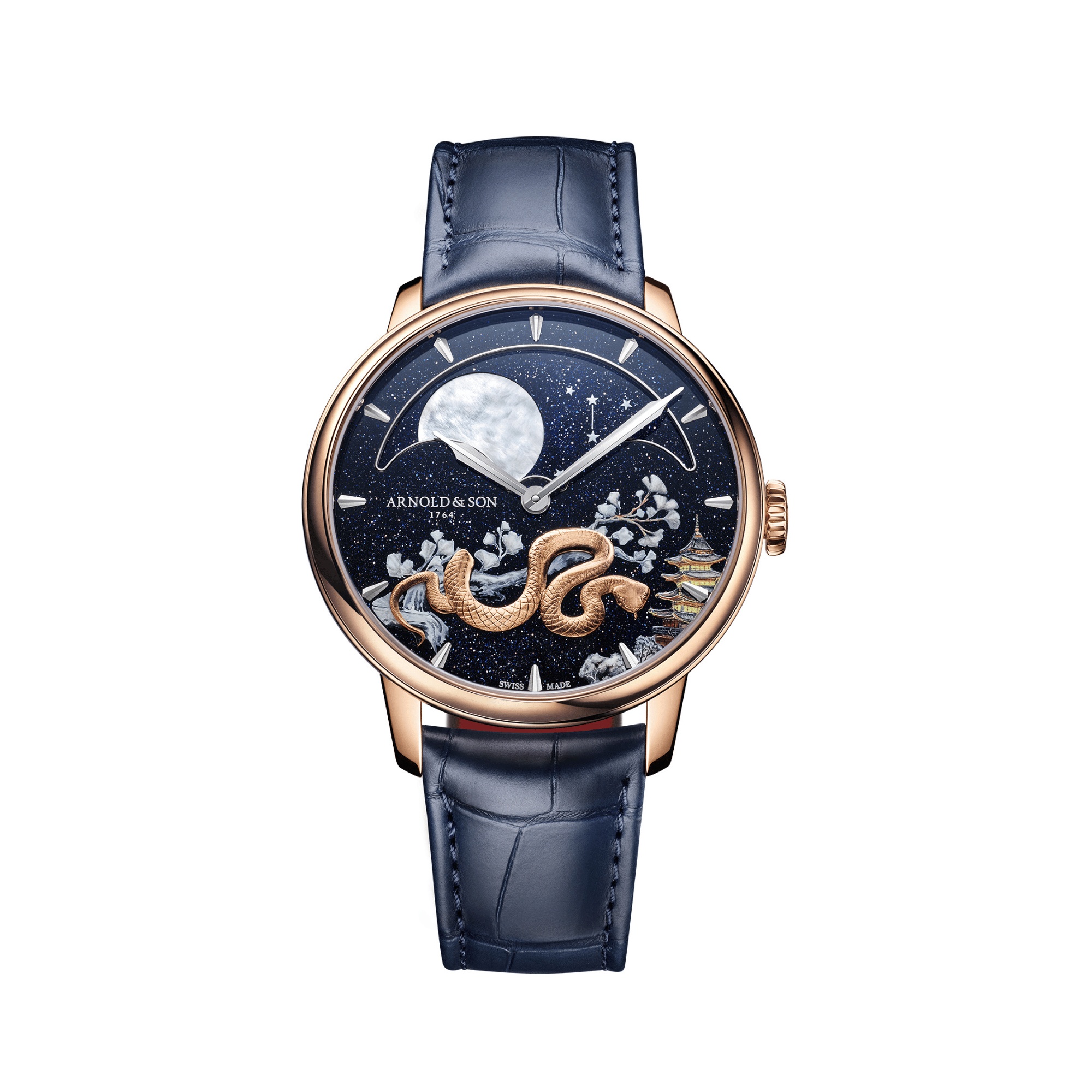 Arnold & Son Watches PERPETUAL MOON Timepiece 'Year of the Snake'