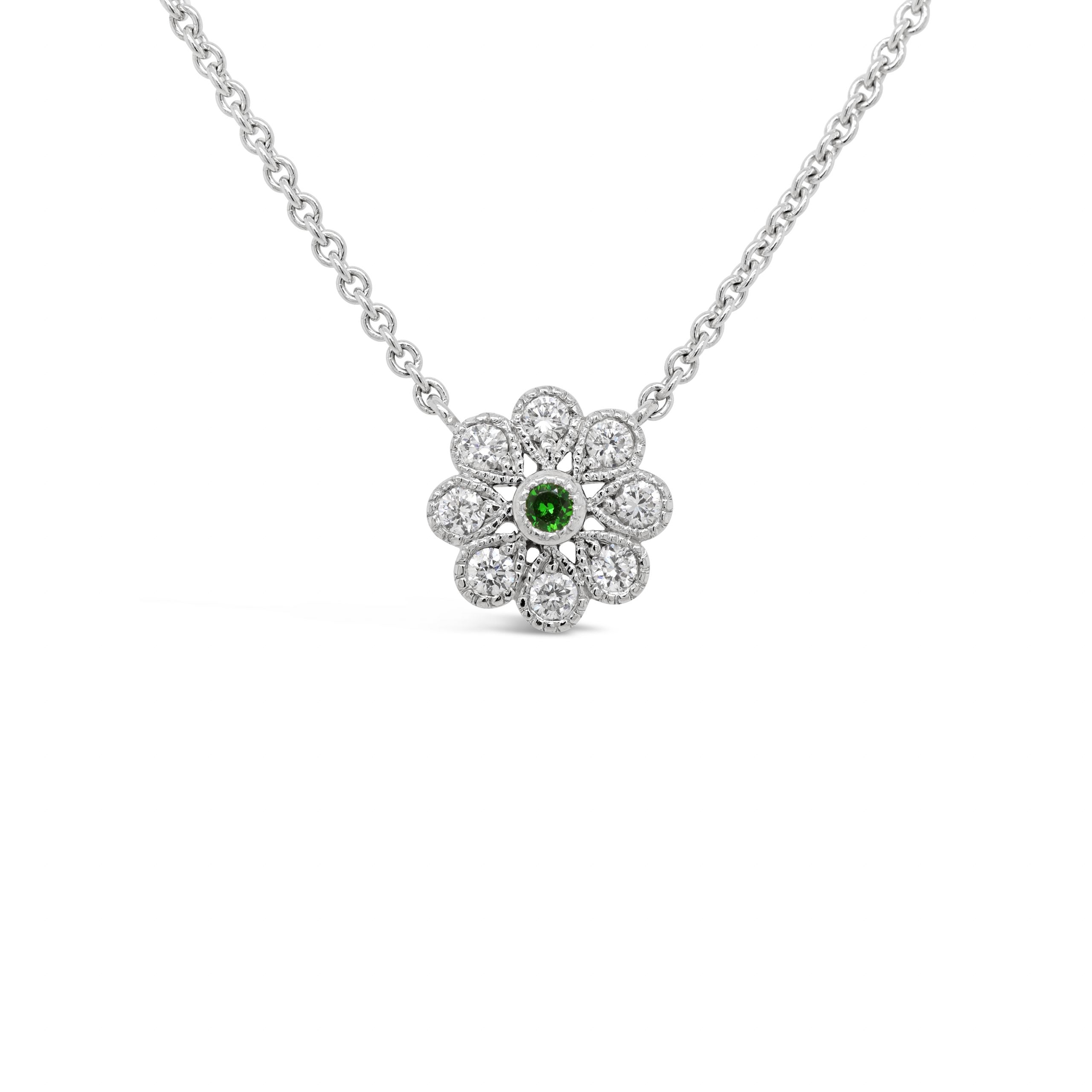 Tsavorite necklace deals