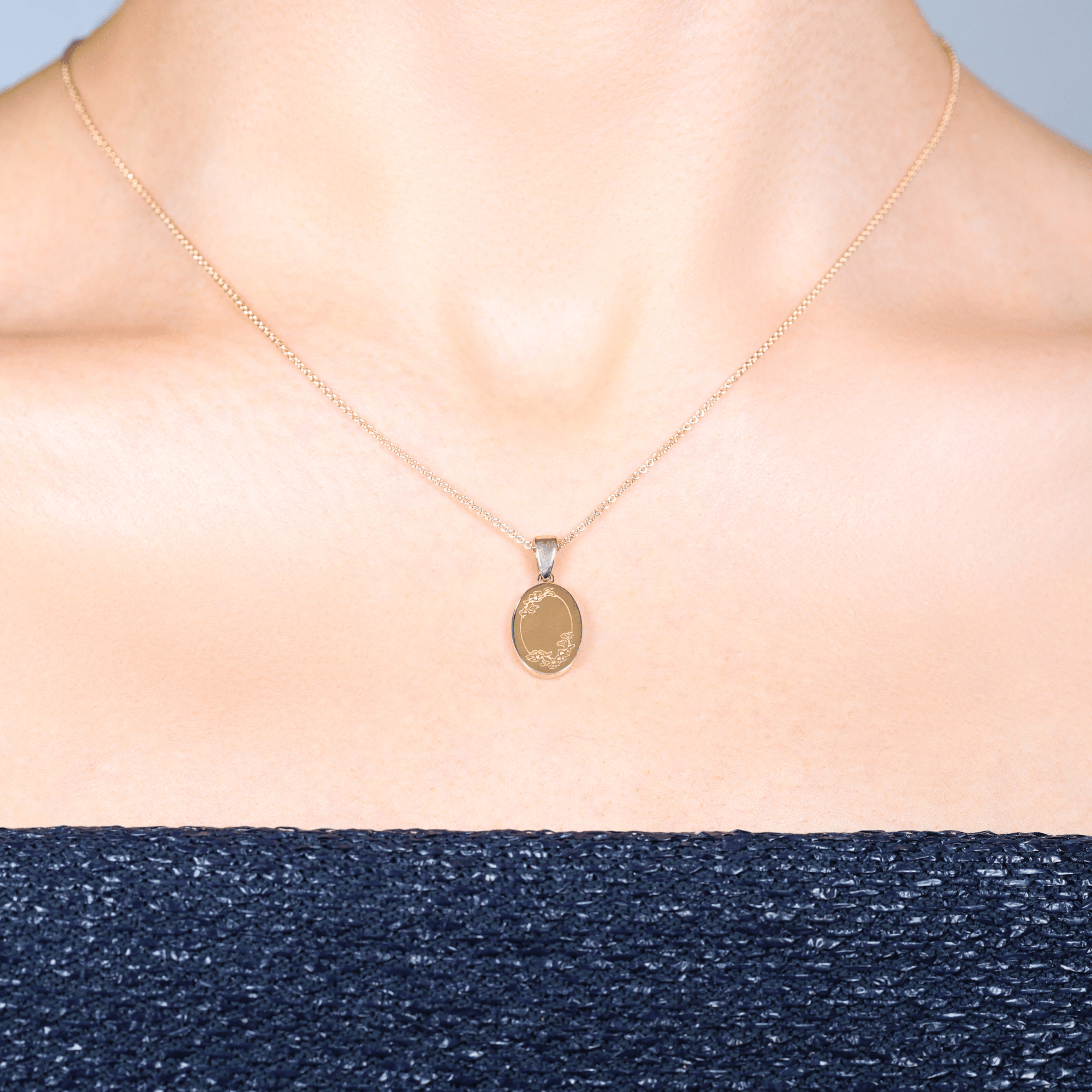 Oval Signet Necklace