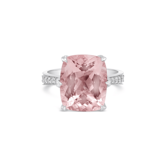 Manhattan Collection Morganite & Diamond Ring