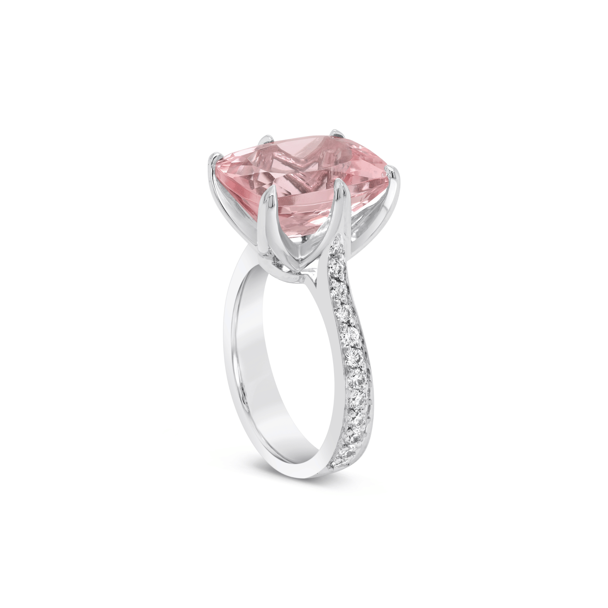 Manhattan Collection Morganite & Diamond Ring